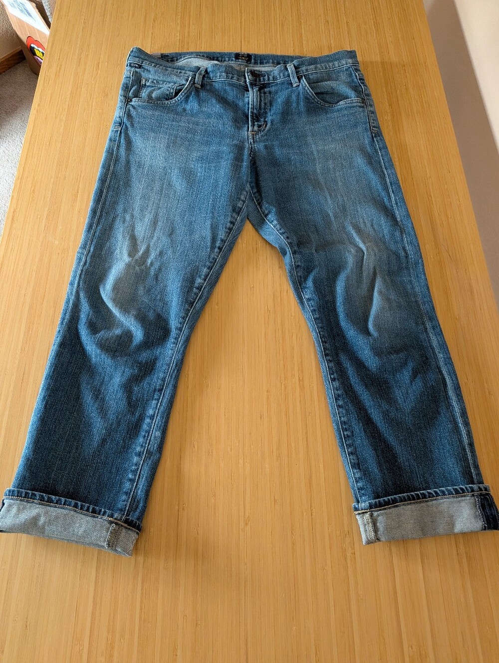 Citizens Of Humanity Emerson Boyfriend Jeans in Medium Blue Wash